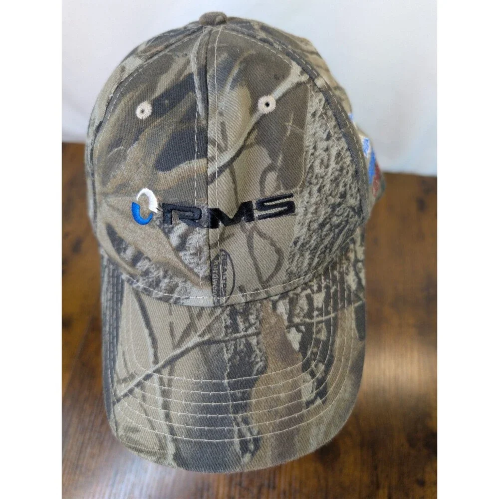 VTG RMS Road Machinery Supplies Camo Hat Kati Sportcap Realtree Hardwoods Cap